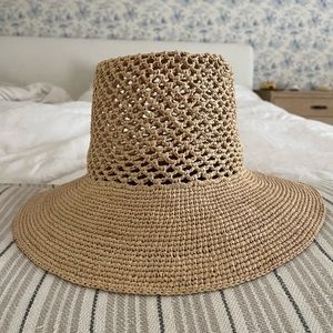 Janessa Leone packable straw hat M/L